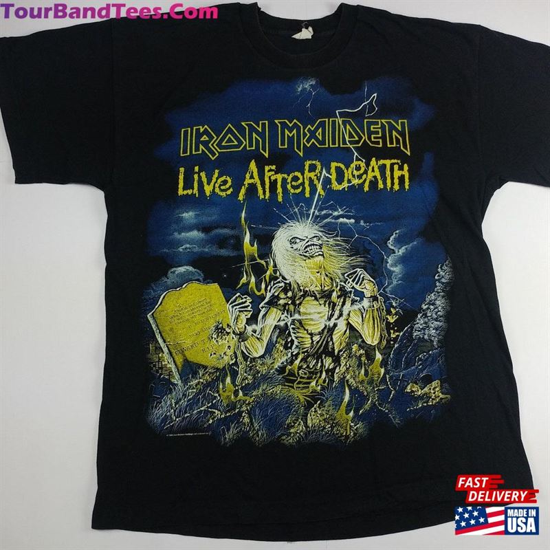 Vintage Iron Maiden T-Shirt Live After Death Tour Hoodie Classic 29Uf166626 – Utopia Fashion