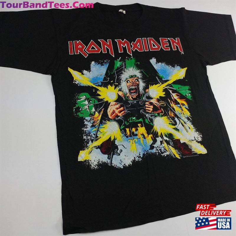 Vintage Iron Maiden T-Shirt No Prayer On The Road Shoot That Fokker Tour Classic Unisex 29Uf166635 – Utopia Fashion