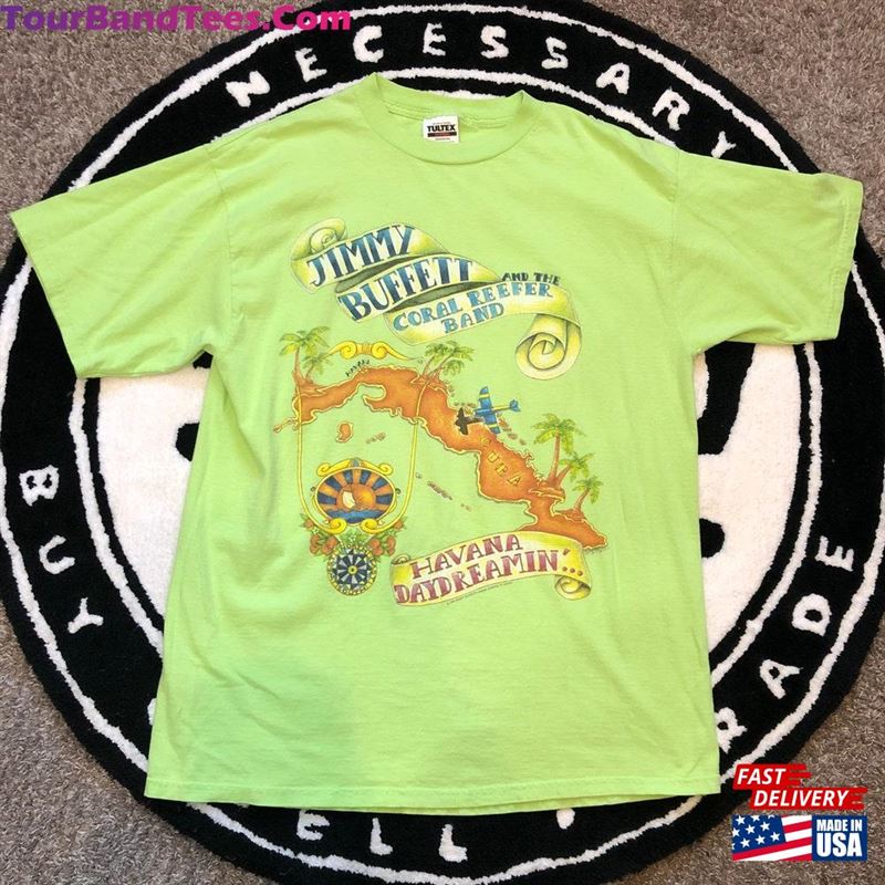 Vintage Jimmy Buffett Band Havana Daydreaming Concert Tour T-Shirt Hoodie 29Uf170510 – Utopia Fashion