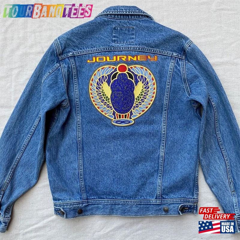 Vintage Journey Band Lee Denim Jacket Arrival Tour Large Embroidered Back Patch Unisex Classic 29Uf173289 – Utopia Fashion