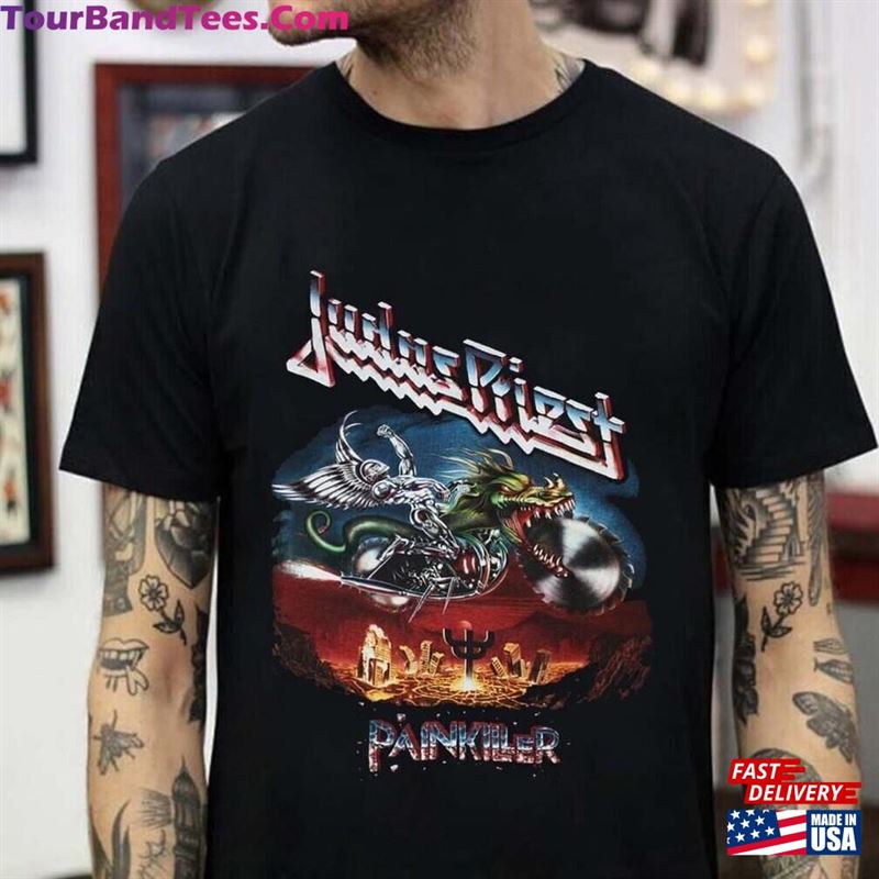 Vintage Judas Priest Painkiller Tour T-Shirt Concert Shirt Heavy Metal Band Unisex Classic 29Uf167445 – Utopia Fashion