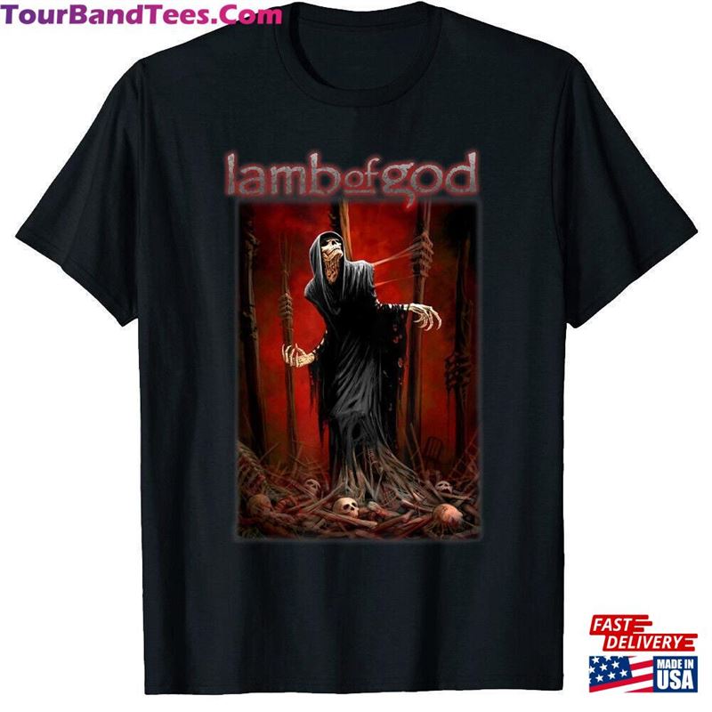 Vintage Lamb Of God Band Shirt Ashes The Wake Heavy Metal Rock Tee T-Shirt Hoodie 29Uf169112 – Utopia Fashion