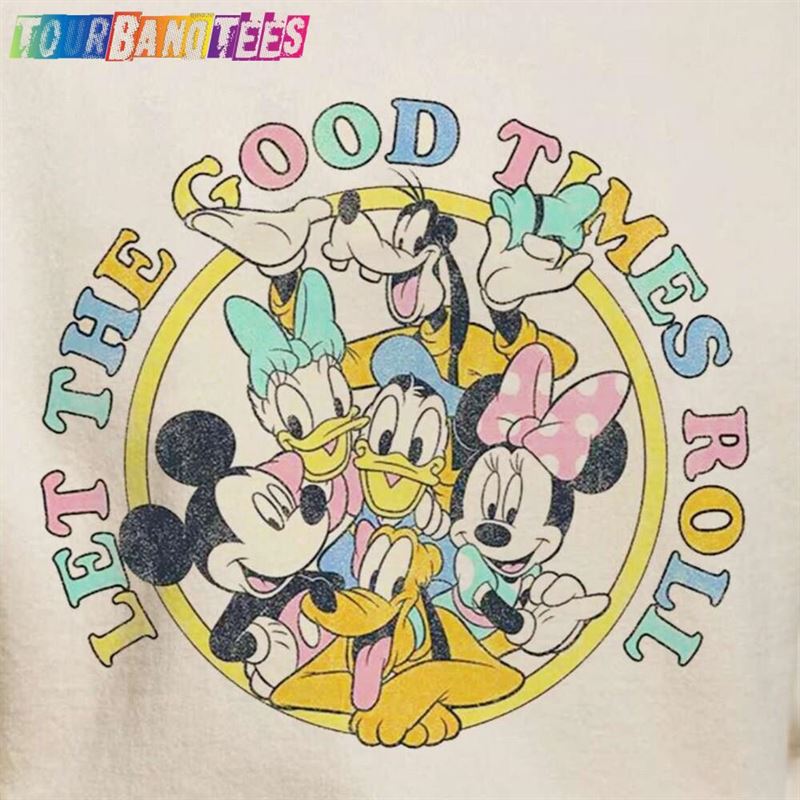 Vintage Let The Good Times Roll Shirt Mickey And Friendshirt Co Disney Trip T-Shirt Unisex 29Uf175781 – Utopia Fashion