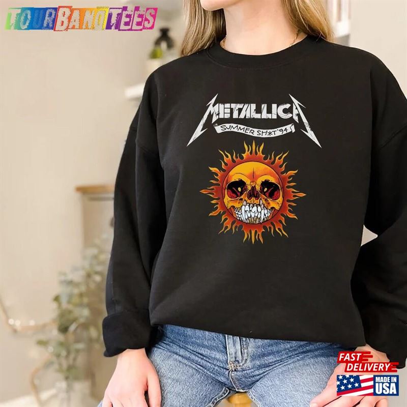 Vintage M72 Tour Metallica Band Shirt Skull Sweatshirt Classic Hoodie 29Uf171883 – Utopia Fashion