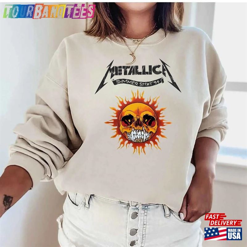 Vintage M72 Tour Metallica Band Shirt Skull Sweatshirt Classic Hoodie 29Uf171883 – Utopia Fashion