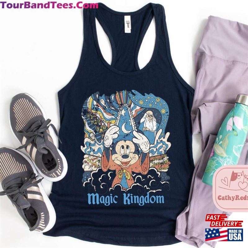 Vintage Magic Kingdom Tanks Disneyland Tank Top Retro Mickey Mouse Shirt Classic T-Shirt 29Uf167124 – Utopia Fashion