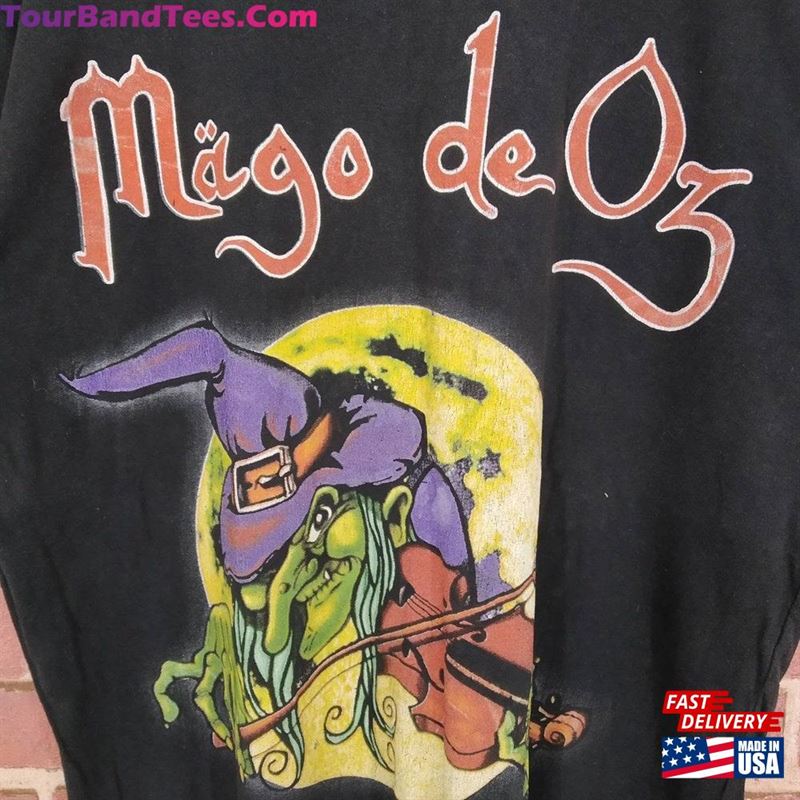 Vintage Mago De Oz Band Metal Concert T-Shirt Classic 29Uf171004 – Utopia Fashion