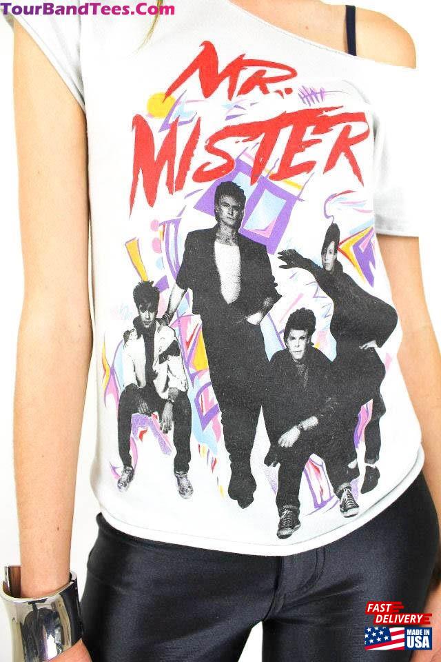 Vintage Mr Mister Shirt T-Shirt Classic 29Uf180540 – Utopia Fashion