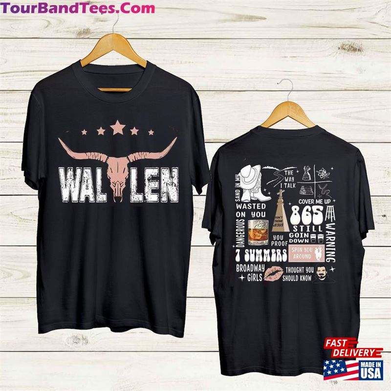 Vintage Shirt Sides Morgan Wallen Tour Unisex T-Shirt Full Size S 5Xl 29Uf167317 – Utopia Fashion