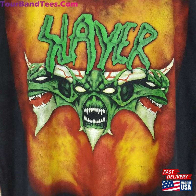 Vintage Slayer American Thrash Metal Band Concert T-Shirt Unisex 29Uf170987 – Utopia Fashion