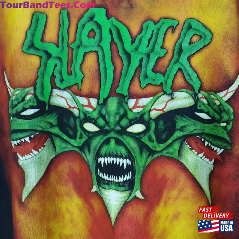 Vintage Slayer American Thrash Metal Band Concert T-Shirt Unisex 29Uf170987 – Utopia Fashion