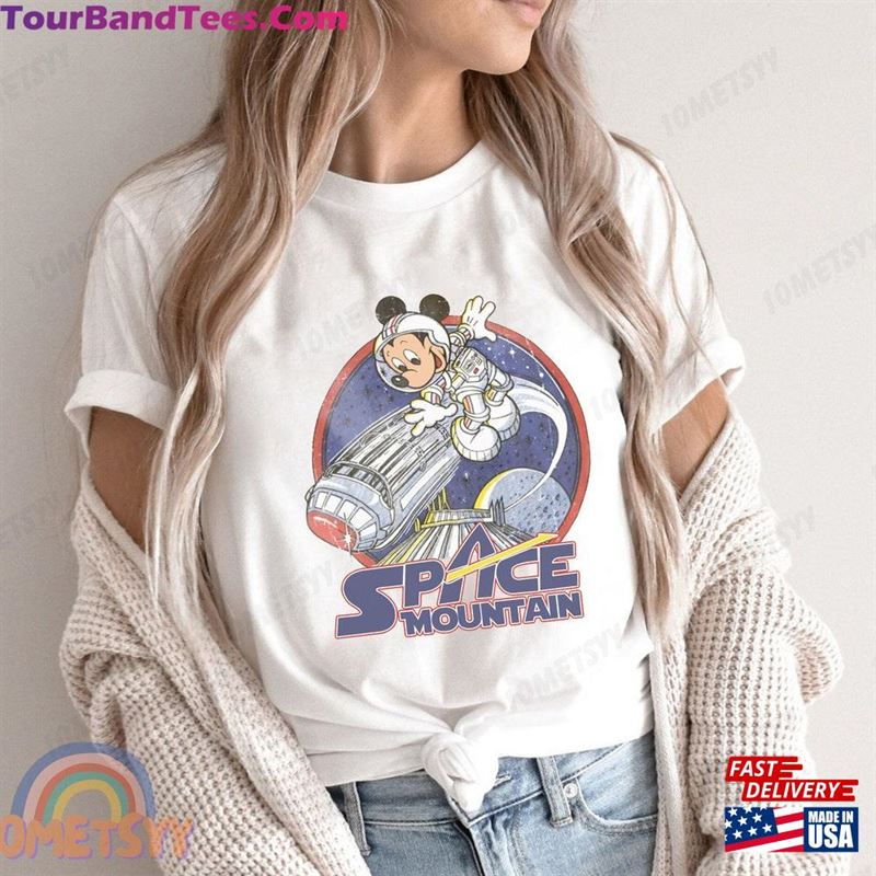 Vintage Space Mountain T-Shirt Retro 90S Disney Mickey And Friends Shirt Classic Hoodie 29Uf182408 – Utopia Fashion