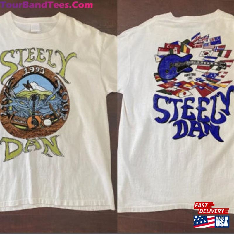 Vintage Steely Dan World Tour T-Shirt Shirt Hoodie 29Uf167163 – Utopia Fashion