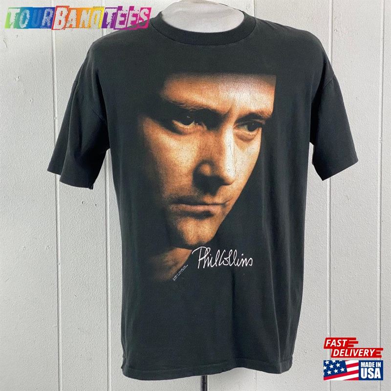 Vintage T Shirt Phil Collins 1990S Hoodie Unisex 29Uf173683 – Utopia Fashion