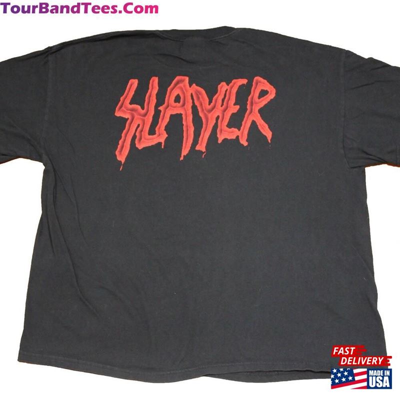 Vintage T-Shirt Slayer Shirt (00S Extra Large Unisex Classic 29Uf167363 – Utopia Fashion