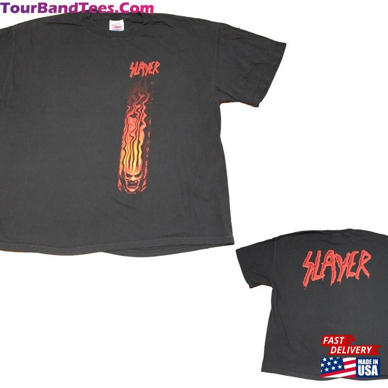 Vintage T-Shirt Slayer Shirt (00S Extra Large Unisex Classic 29Uf167363 – Utopia Fashion