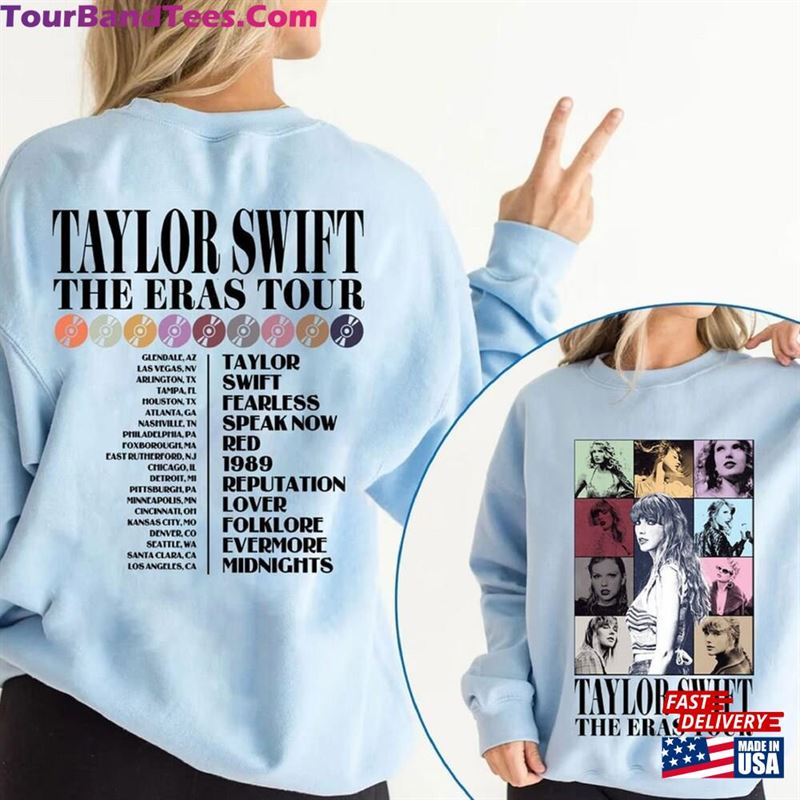 Vintage Taylor The Eras Tour T-Shirt Y2K Midnights Rain Tee Swiftie Merch Unisex Sweatshirt 29Uf182410 – Utopia Fashion