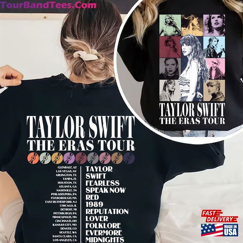 Vintage Taylor The Eras Tour T-Shirt Y2K Midnights Rain Tee Swiftie Merch Unisex Sweatshirt 29Uf182410 – Utopia Fashion