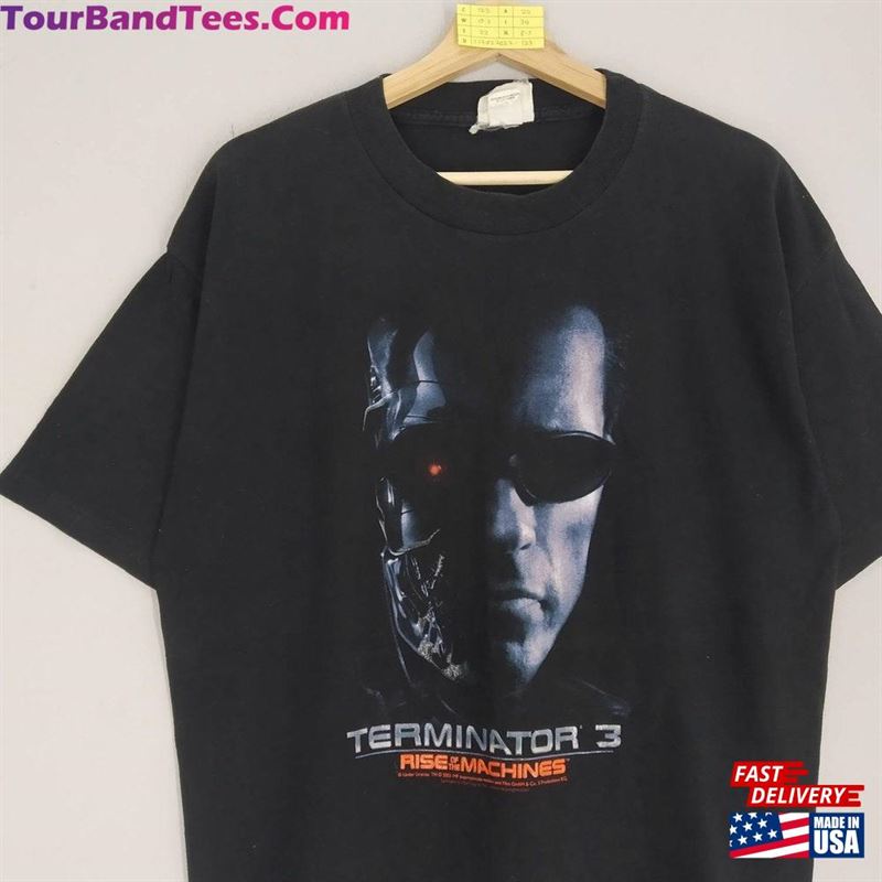 Vintage Terminator T3 Rise Of The Machines Big Image American Science Fiction Film Action Movie Promo T-Shirt Hoodie Classic 29Uf172523 – Utopia Fashion