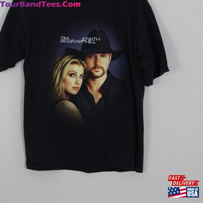 Vintage Tim Mcgraw And Faith Hill 2000’S Tour T-Shirt Size Large Hoodie 29Uf169635 – Utopia Fashion