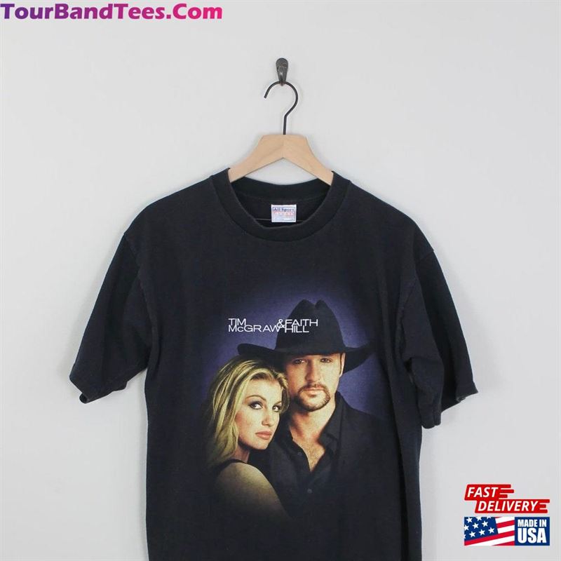 Vintage Tim Mcgraw And Faith Hill 2000’S Tour T-Shirt Size Large Hoodie 29Uf169635 – Utopia Fashion