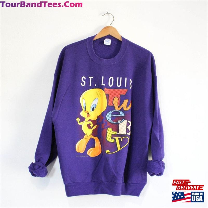 Vintage Tweety Looney Tunes Warner Brothers St Louis Missouri Sweatshirt T-Shirt Hoodie 29Uf182662 – Utopia Fashion