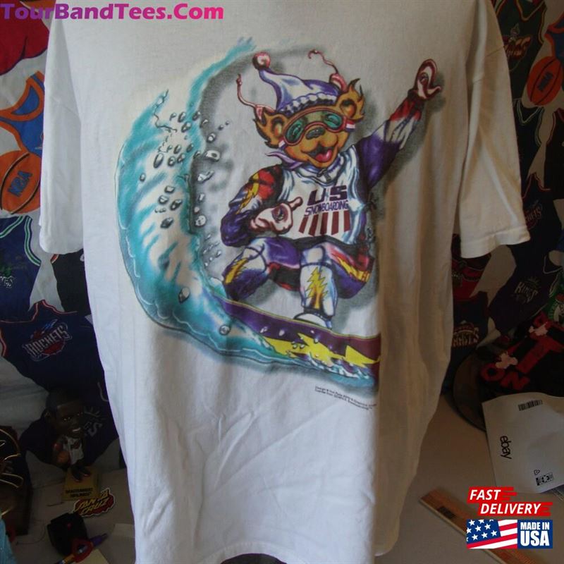 Vintage U S Snowboarding Grateful Dead 90’Bears Ski Snowboard Tour T-Shirt Xl Classic Hoodie 29Uf167411 – Utopia Fashion