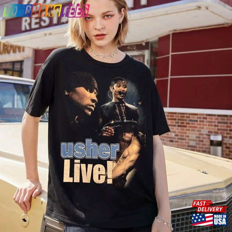 Vintage Usher Live T-Shirt Unisex 29Uf171983 – Utopia Fashion