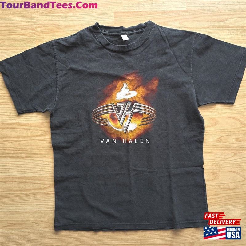 Vintage Van Halen Rock Band North American Tour T-Shirt Size L Hoodie 29Uf166655 – Utopia Fashion