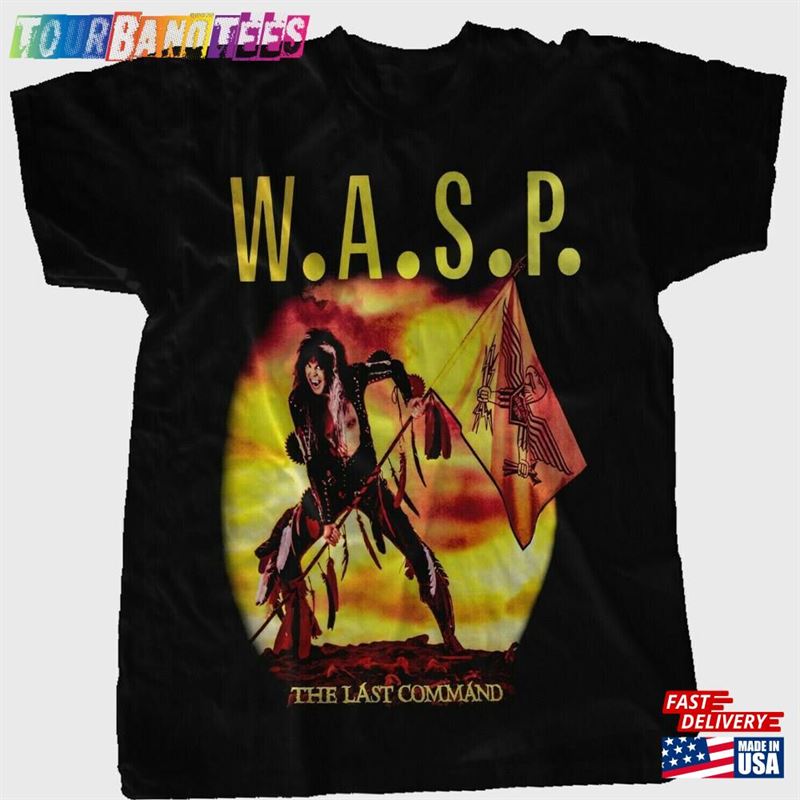 Vintage Wasp The Last Command Tour Shirt 90S W A S P Heavy Metal Band Concert Tee Graphic Classic Sweatshirt 29Uf172390 – Utopia Fashion