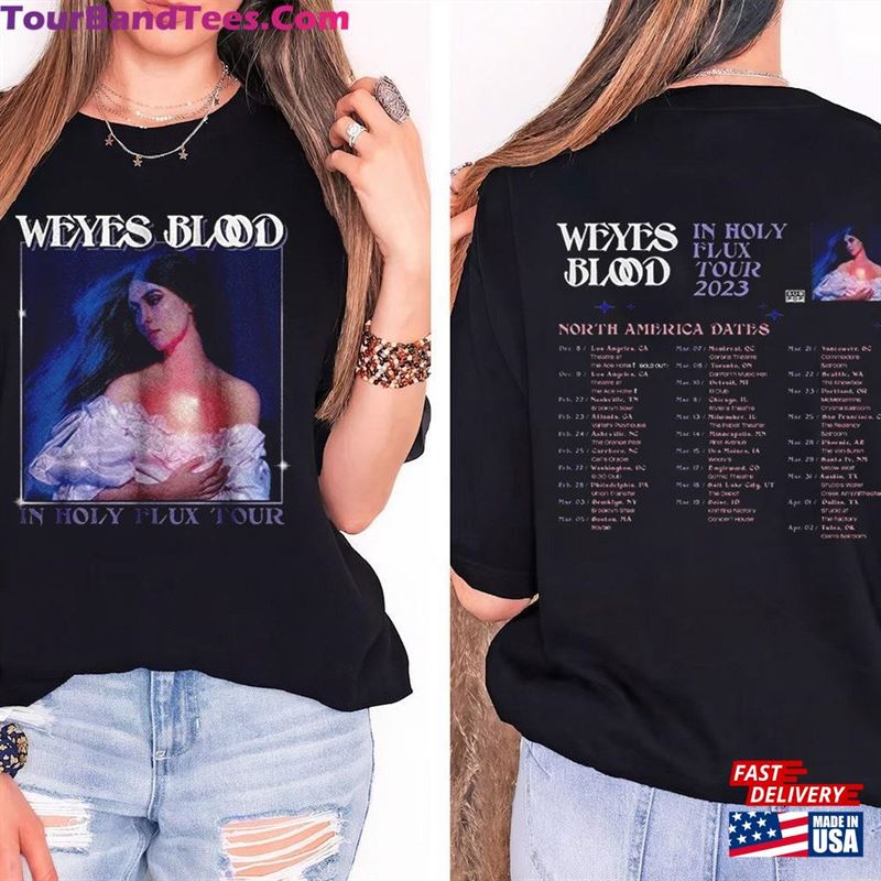 Vintage Weyes Blood In Holy Flux Tour Unleashed T-Shirt Shirt Classic Hoodie 29Uf177490 – Utopia Fashion