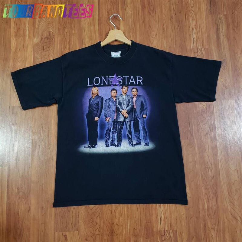 Vintage Y2K Lonestar Tour Country Music Band Black Shirt T-Shirt Classic 29Uf166612 – Utopia Fashion