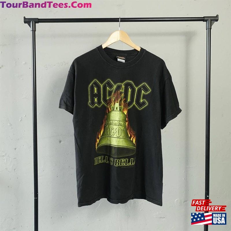 Vtg 00S Ac Dc Hells Bells World Tour Tee Unisex Hoodie 29Uf169501 – Utopia Fashion