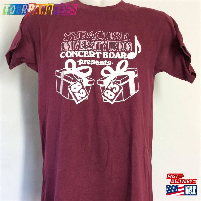 Vtg Syracuse University Concert T-Shirt S M 80S Johnny Thunders Miles Davis Adam Ant Thompson Twins Classic 29Uf172362 – Utopia Fashion