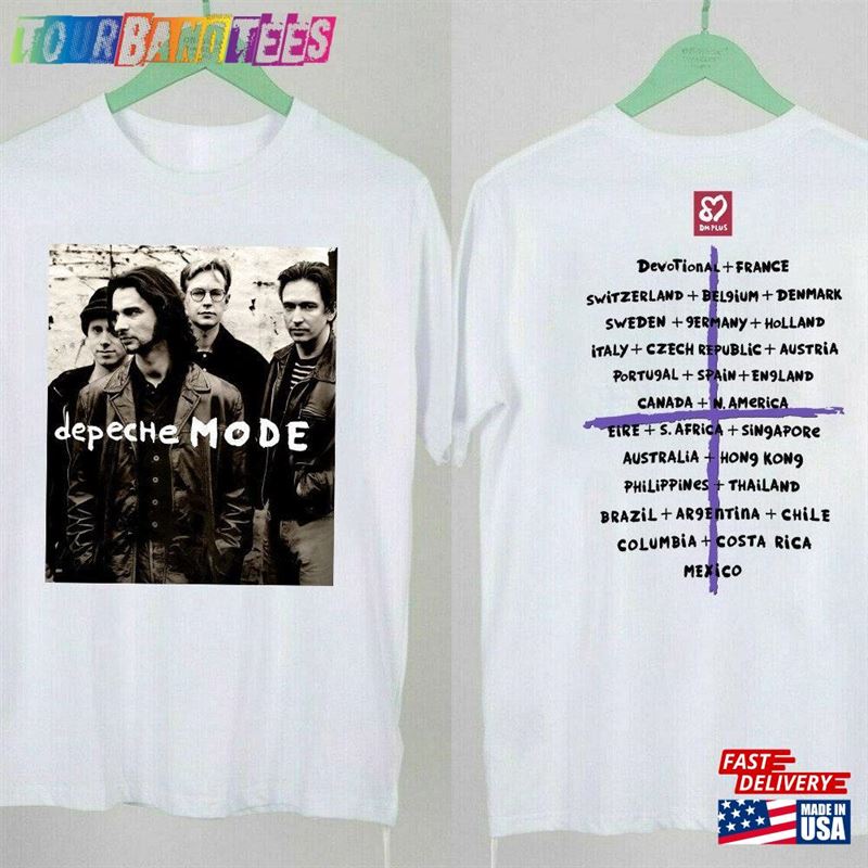 Vtg Depeche Mode Faith Devotional World Tour Concert 90S T-Shirt Dm Rock Shirt Hoodie Classic 29Uf172199 – Utopia Fashion