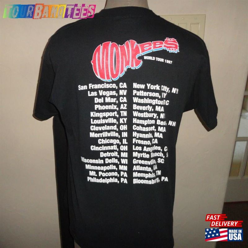 Vtg 90’S Monkees World Tour Unisex Sweatshirt 29Uf180858 – Utopia Fashion