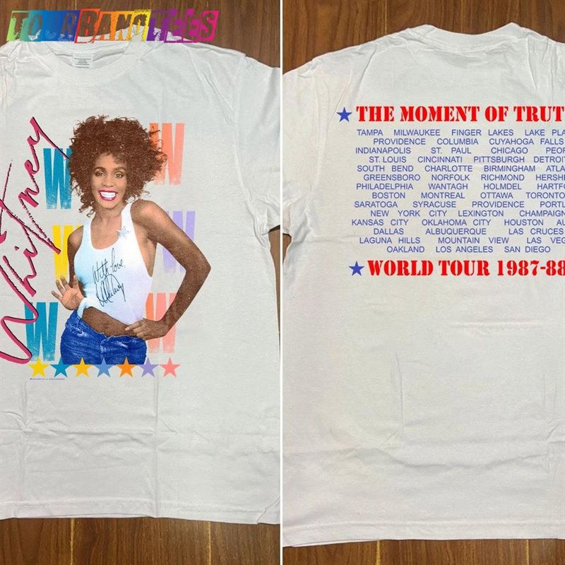 Vtg Whitney Houston The Moment Of Truth World Tour T-Shirt Shirt Unisex 29Uf166409 – Utopia Fashion