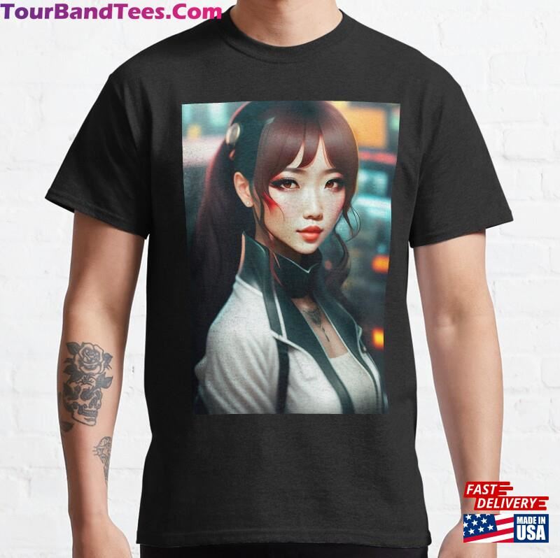 Waifu Anime Sexy Boobs Shop Midjourney’S Ai Drawn Girls For Unique And Stunning Art Classic T-Shirt 29Uf187779 – Utopia Fashion