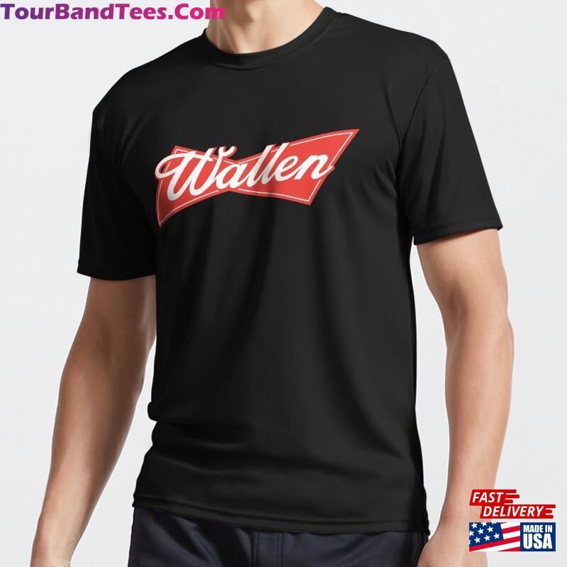 Wallen Country Beer Sign Parody Logo Active T-Shirt Unisex Classic 29Uf182449 – Utopia Fashion