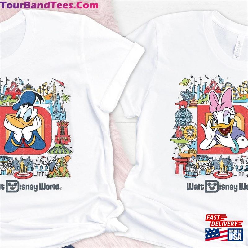 Walt Disney World Donald And Daisy Couple Shirt Retro Vacation Classic Unisex 29Uf169398 – Utopia Fashion