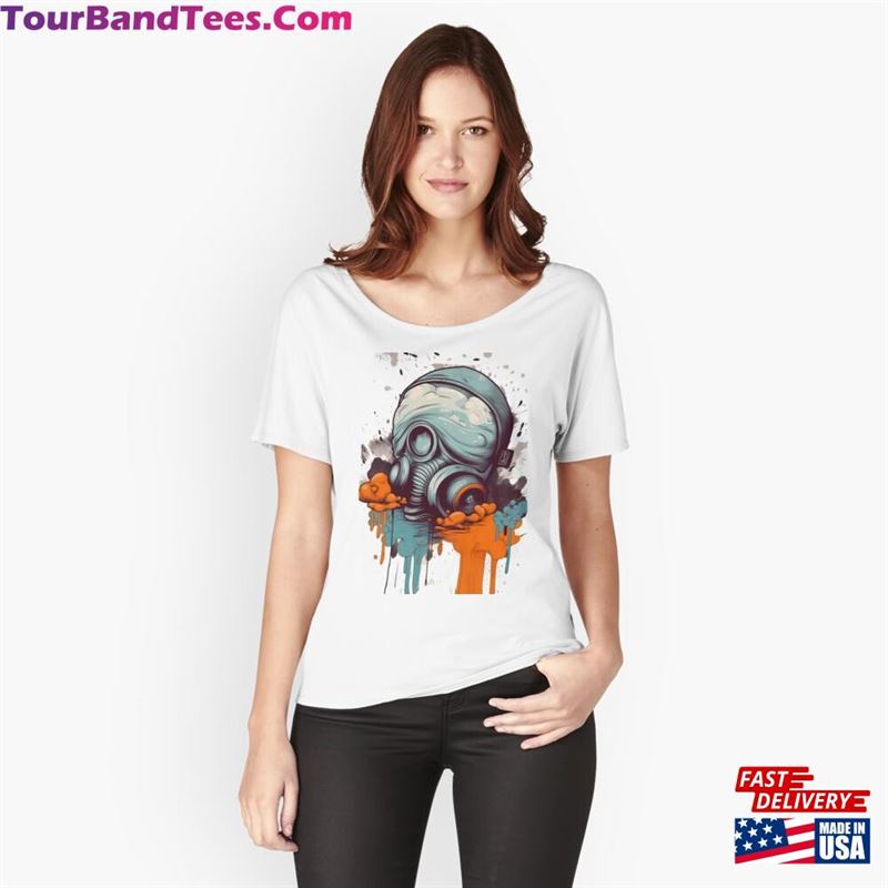 War Mask Relaxed Fit T-Shirt Hoodie Classic 29Uf177774 – Utopia Fashion