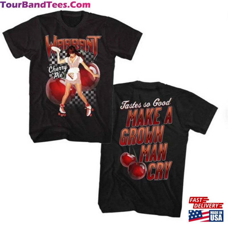 Warrant Band T-Shirt Sweet Cherry Pie Graphic Shirt Waitress Rollerskates Tops Sweatshirt 29Uf167035 – Utopia Fashion