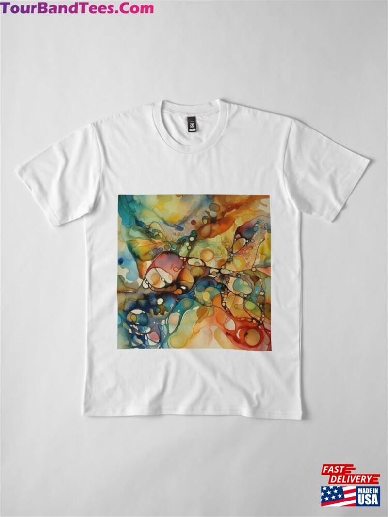 Watercolor Art Quot Flow Of Time Sweatshirt T-Shirt 29Uf187133 – Utopia Fashion