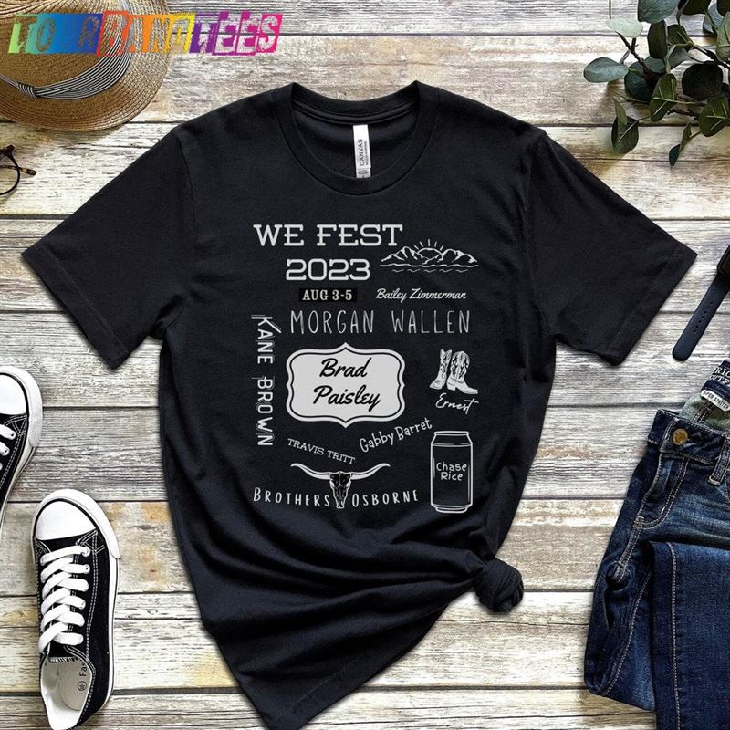 We Fest T-Shirt Country Music Artist Shirt Festival Unisex 29Uf180335 – Utopia Fashion