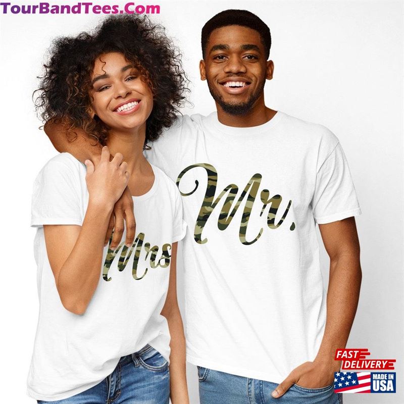 Wedding Anniversary Gift Matching Couples Shirts For With Custom Names And Date T-Shirt Classic 29Uf187214 – Utopia Fashion