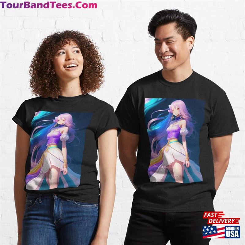 Weeaboo Playful Painted Portraits Of Beautiful Cartoon Girls Classic T-Shirt Hoodie 29Uf167109 – Utopia Fashion