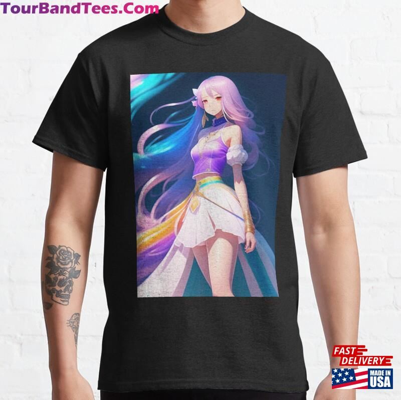 Weeaboo Playful Painted Portraits Of Beautiful Cartoon Girls Classic T-Shirt Hoodie 29Uf167109 – Utopia Fashion