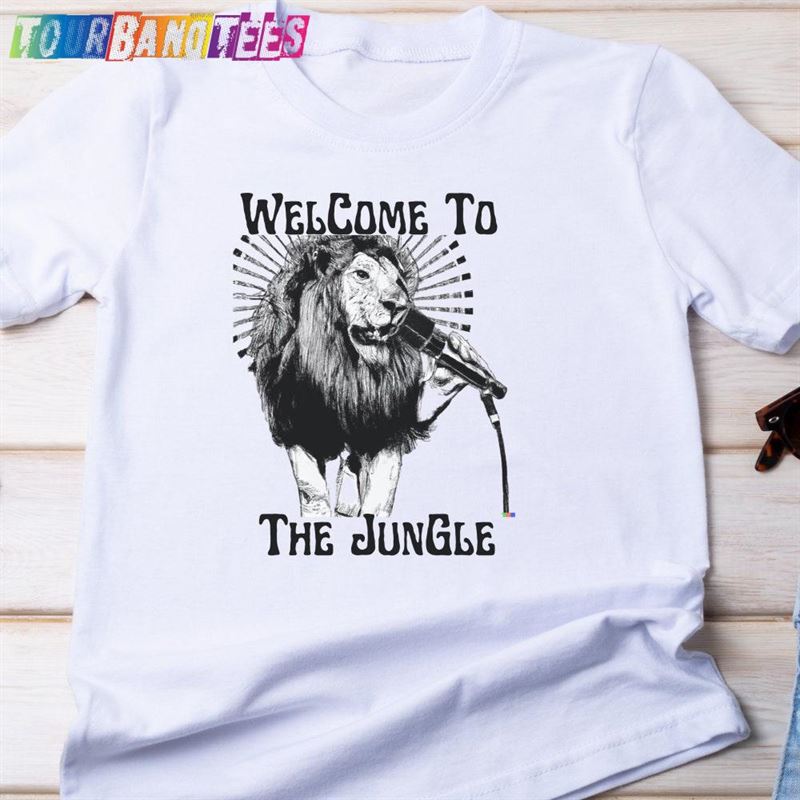 Welcome To The Jungle Unisex Jersey Short Sleeve Tee T Rex T-Shirt Sweatshirt 29Uf178009 – Utopia Fashion