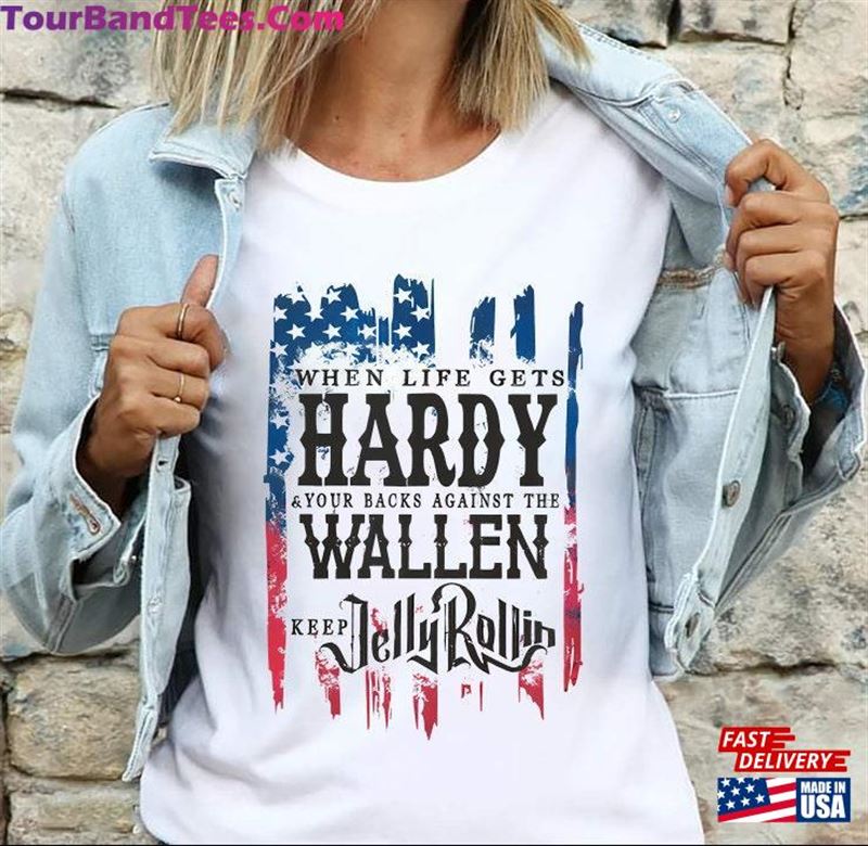 When Life Gets Hardy Wallen Comfort Colors Png Western T-Shirt Unisex 29Uf177380 – Utopia Fashion