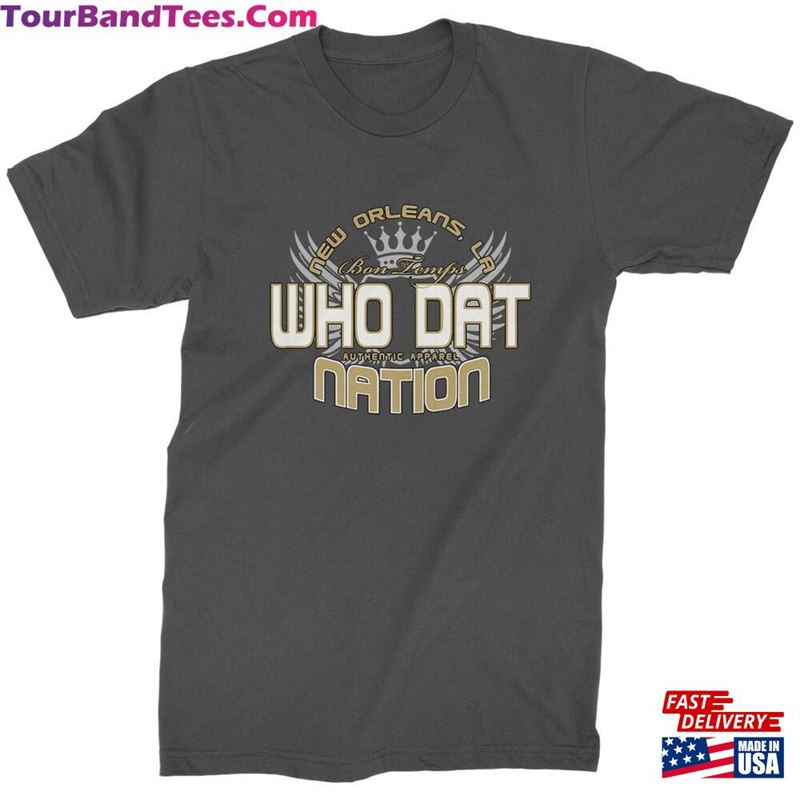 Who Dat Nation New Orleans (Color) Mens T-Shirt Classic 29Uf167434 – Utopia Fashion